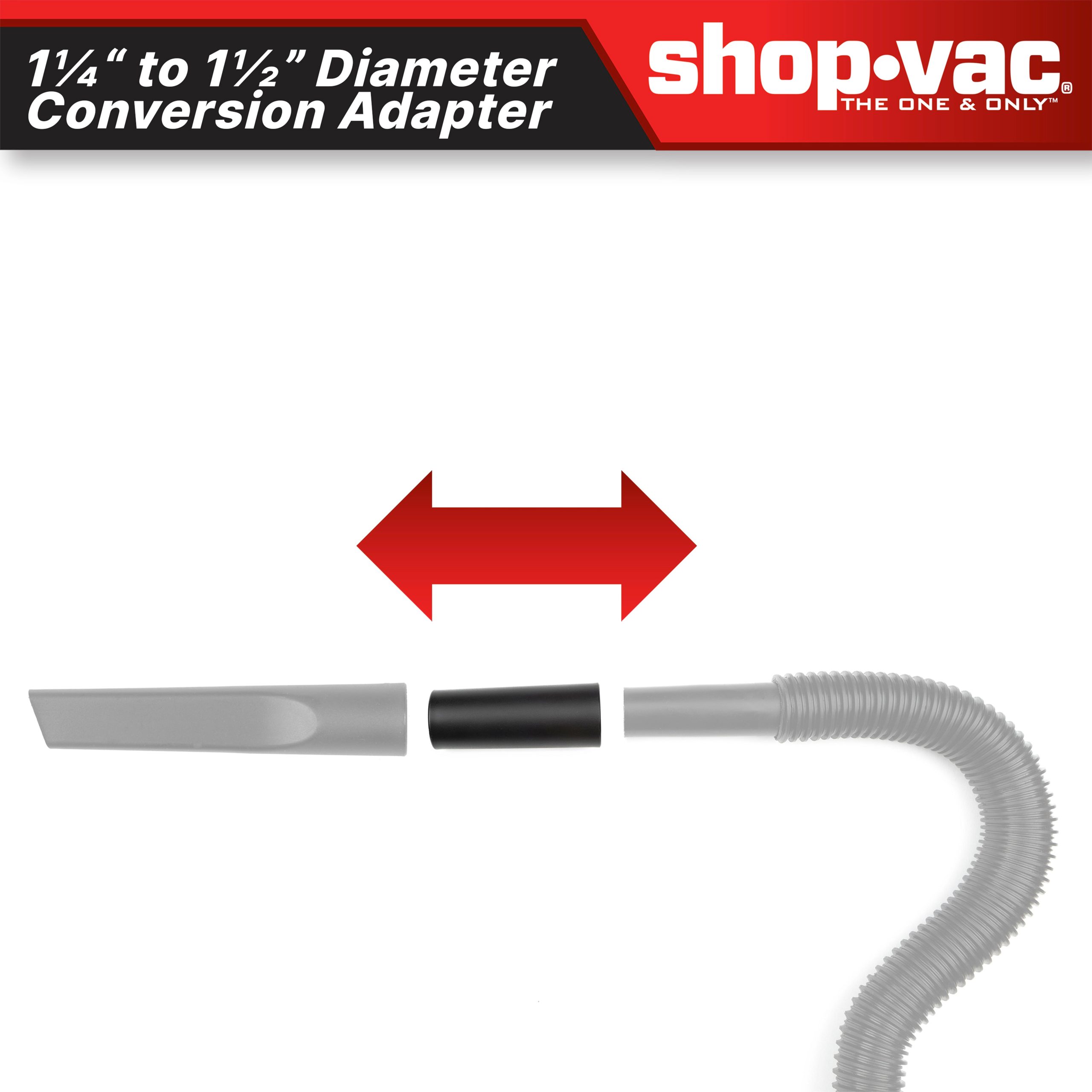 Shop-Vac® 1-1/4 Inch to 1-1/2 Inch Conversion Unit - Image 5
