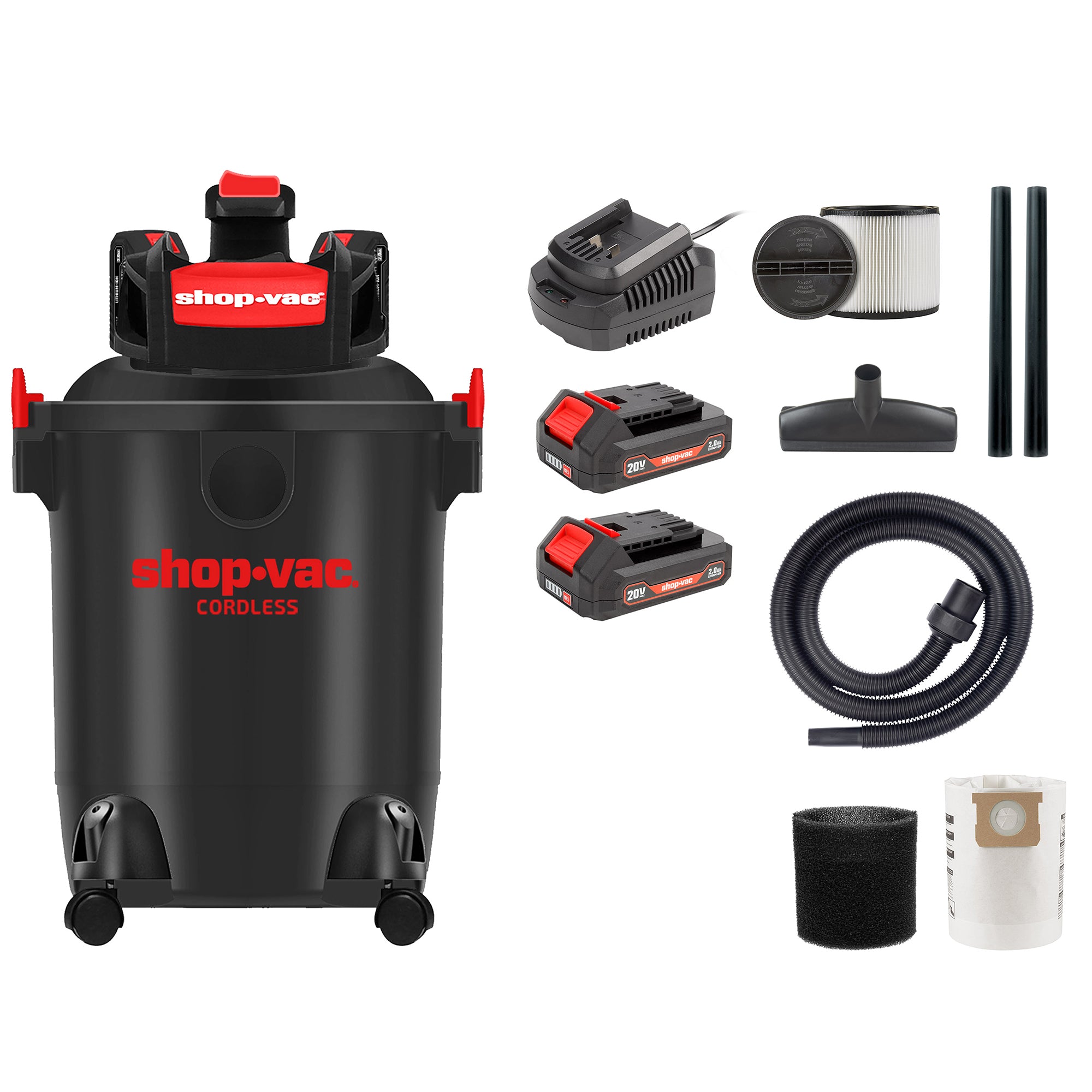 Shop-Vac® Rechargeable 20V Cordless 10 Gallon Lithium-Ion Wet/Dry Vac - Image 3