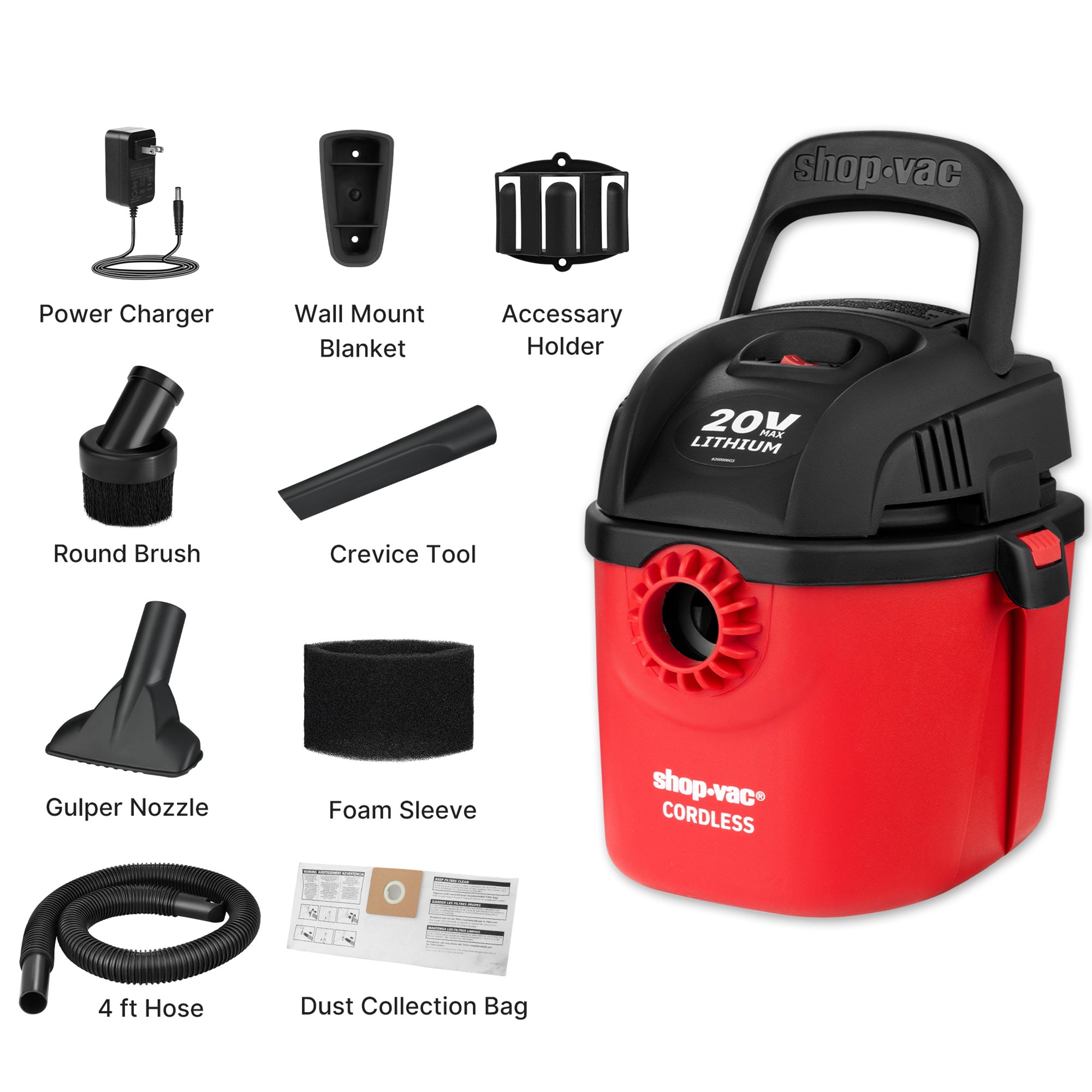 Shop-Vac® 1 Gallon Cordless Wet/Dry Vac - Image 3
