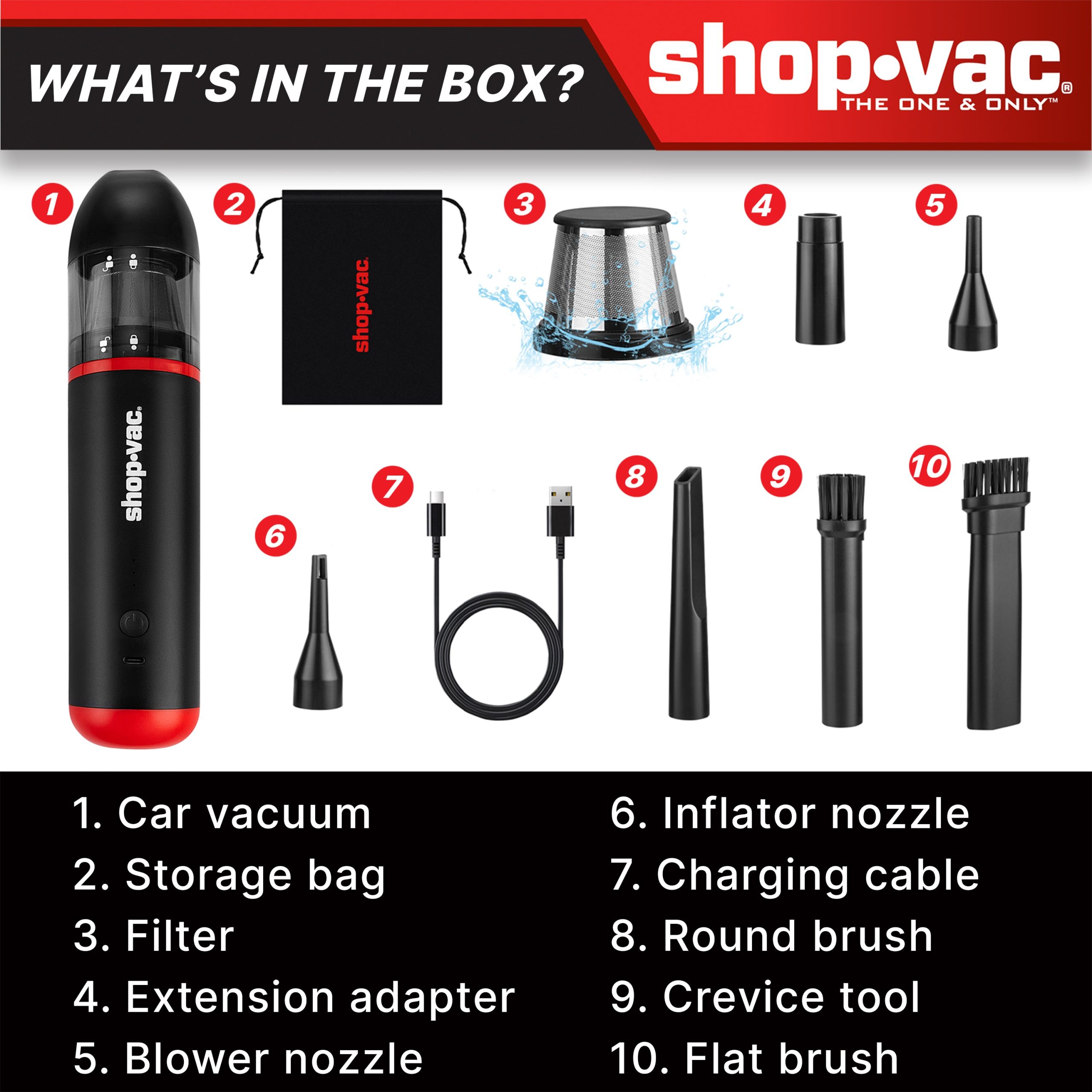 Shop-Vac® 2-in-1 Cordless Car Vacuum - Image 2