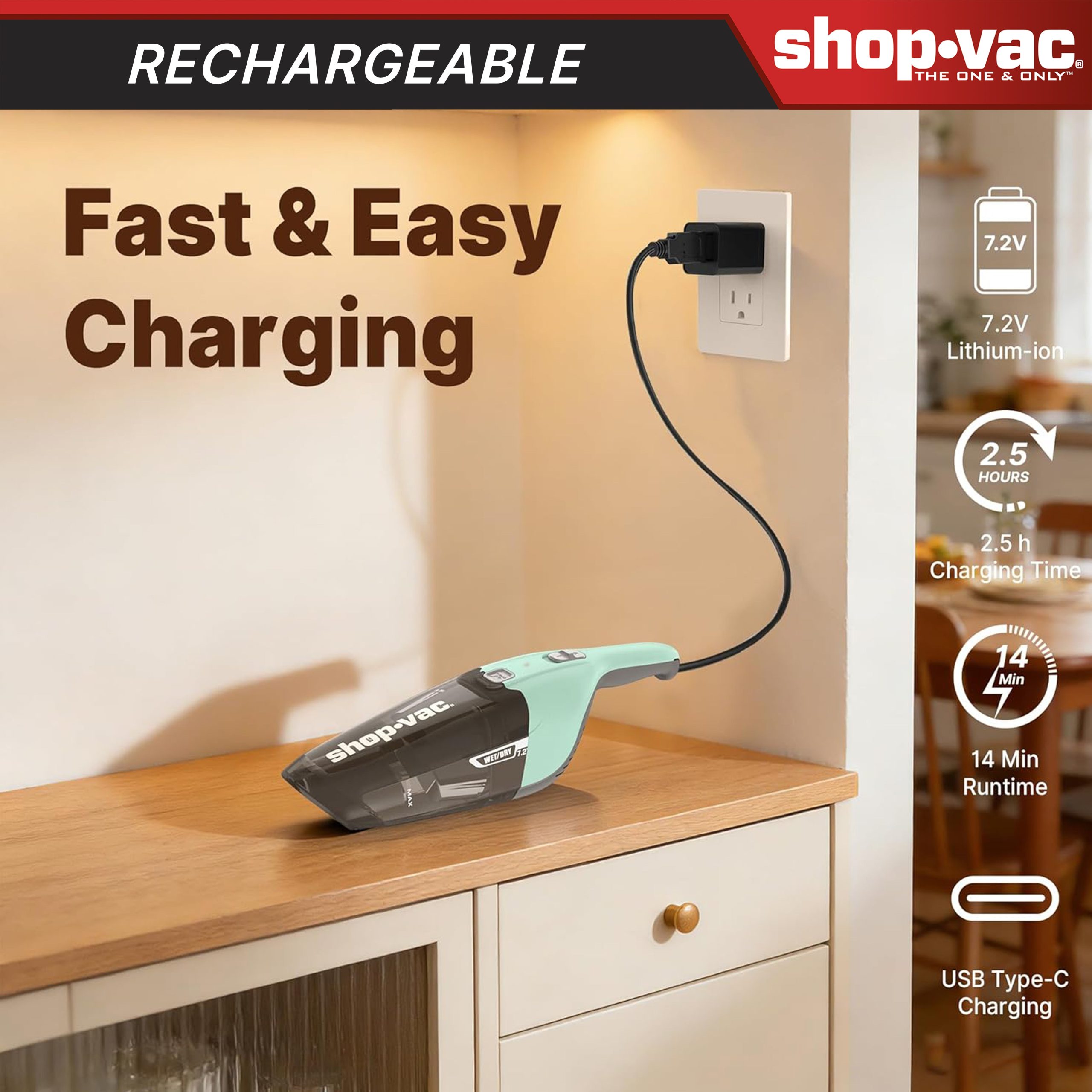 Shop-Vac® Wet/Dry Handheld Vacuum - Image 5