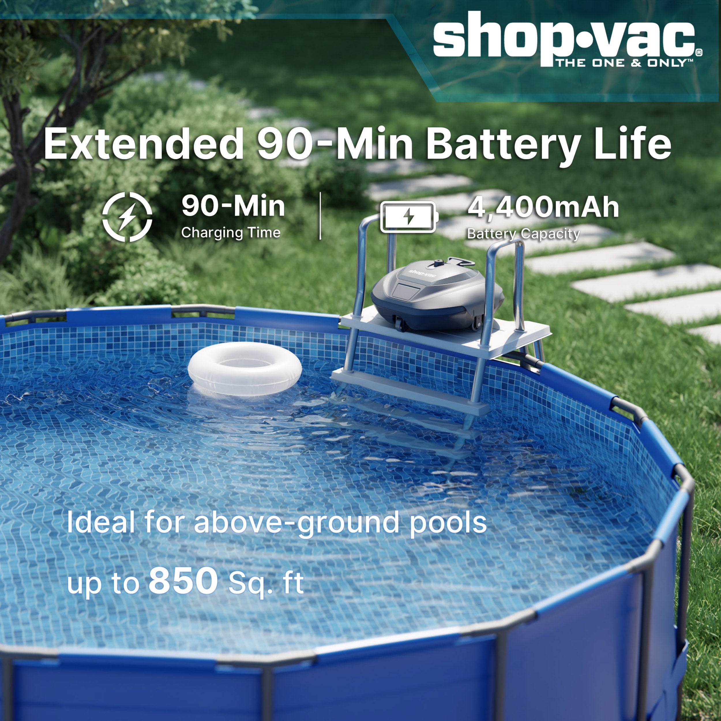 Shop-Vac® Cordless Robotic Pool Cleaner - Image 3