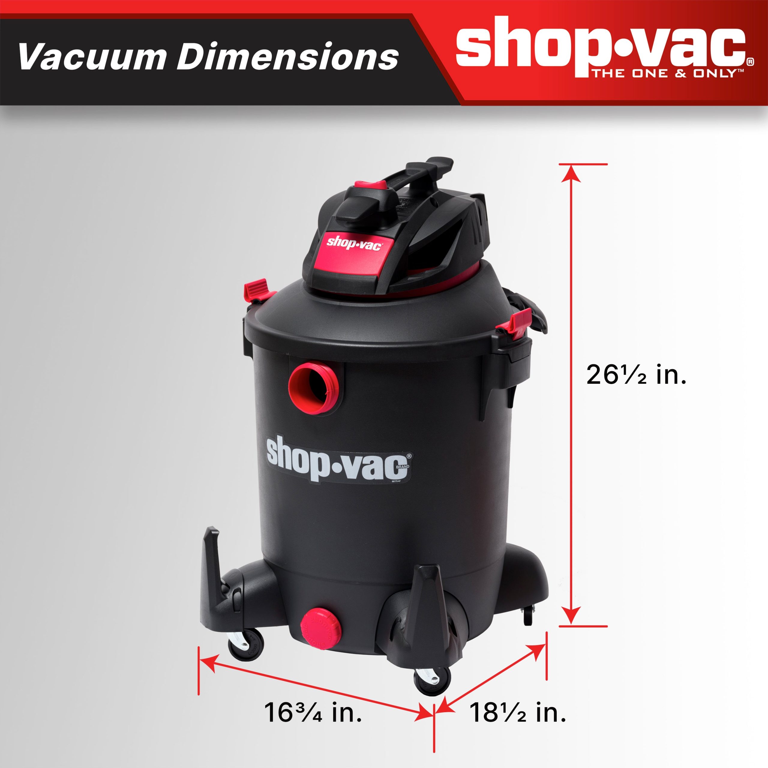 The Shop-Vac® 10-Gallon* 4.5 Peak HP** Wet/Dry Vacuum - Image 4