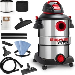 Shop-Vac® 12 Gallon 6.0 Peak HP Stainless Steel Wet/Dry Vacuum