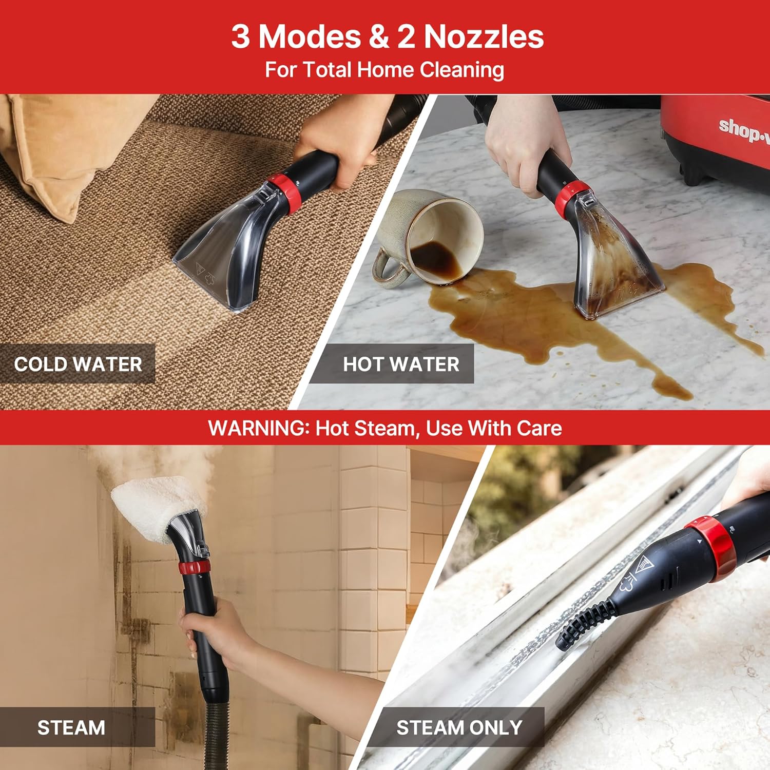 Shop-Vac® Carpet & Upholstery Steam Cleaner - Image 2