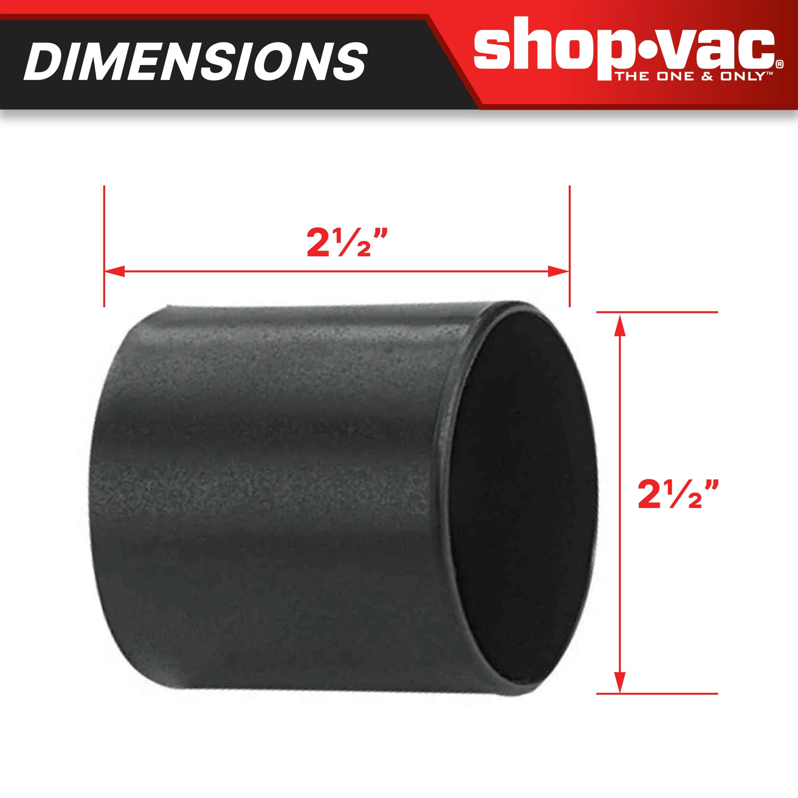 Shop-Vac® 2.5 Inch to 2.5 Inch Hose Coupling - Image 3